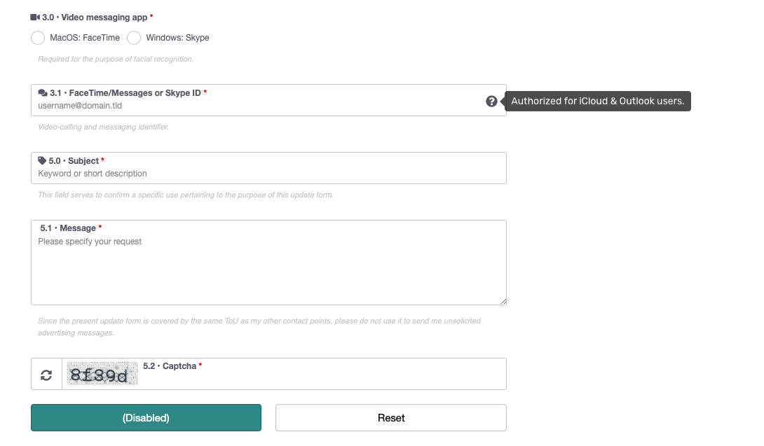  Update form 2019 (v3.7/2022). Author: Daniela BERNDT. Web address: https://dashfolio-2019.daniela-berndt.foundation/en/contact/. All rights reserved. 